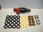Fits EV1 8CYL Ford, Bmw: Fuel Injector Repair Kit: Pintle Caps O-rings Filters. Fixed Price $19.49.