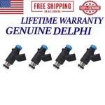 Oem New X4 Delphi Fuel Injector Fit 10-14 Hyundai Genesis Coupe 2.0L 35310-3C200. Fixed Price $189.00.