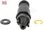 Bosch X6 Pcs Injector For Mercedes 100 190 T1 Unimog 601 602 631 0986430172. Fixed Price $690.86.