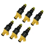 6- Fuel Injectors 1997-1998 Ford F-150 E-150 Econoline E-250 4.2L. Fixed Price $51.09.