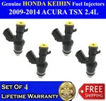 Genuine Set Of Keihin Honda Fuel Injectors For 2009-2014 Acura Tsx 2.4L. Fixed Price $119.00.