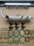 18-24 Ford Fuel Rail Upper,complete Set 6 Injectors,seals, JL3E-9H487-AC. Fixed Price $249.99.