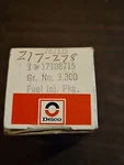 Nos Delco 217-278 Fuel Injector Gm 17108715 (1). Fixed Price $20.00.