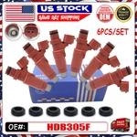 Pack Of Fuel Injectors HDB305F For Mitsubishi 3.8L V6 Matched MR578968. Fixed Price $50.75.