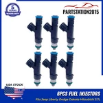 6PCS Fits Jeep Liberty Dodge Dakota Mitsubishi 3.7L Fuel Injectors 0280158020. Fixed Price $33.99.