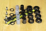 Toyota Corolla MR2 4AGELC Fuel Injector Oring Seal Filter Pintle Cap Kit. Fixed Price $31.45.