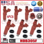6X Oe HDB305F Fuel Injector For 04-12 Mitsubishi Endeavor Galant Eclipse 3.8L V6. Fixed Price $48.99.