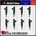 Reman Siemens 7525721 Fuel Injector Set (8) V8 Bmw 4.4L 4.8L 550I 545I X5 650I. Fixed Price $168.00.