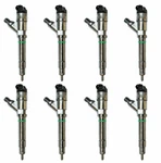 Exergy Reman Sportsman Fuel Injectors For Chevrolet Duramax 6.6L Lly Set Of 8. Fixed Price $4931.99.