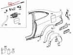 Mercedes-benz Coupe C207 Fuel Filler Cap Lock A2048990150 Original. Fixed Price $20.06.