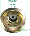 Idler Pulley Replace For Husqvarna Genuine Oem 966809001 917289880 966582201. Fixed Price $34.67.