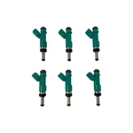 Genuine Fuel Injector Set Of 6 Lexus Toyota 3.5L 2010-2018 232090P010 Oem. Fixed Price $100.98.