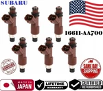 Oem Denso 6X Fuel Injectors For 2008-2009 Subaru Legacy 3.0L H6 # 16611-AA700. Fixed Price $179.00.