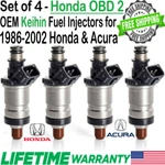 Oem X4 Keihin Fuel Injectors For 1986-2001 Honda & Acura I4 I5 V6 06164-P2A-000. Fixed Price $119.00.