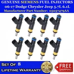 8 Oem Siemens 4 Hole Upgrade Fuel Injectors For Dodge Chrysler Jeep 5.7 6.1 Hemi. Fixed Price $195.00.