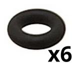 For Audi/volkswagen 2010-2018 Fuel Injector Seal O-ring (6) Elring + Warranty. Fixed Price $25.85.