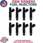 Oem 8X Siemens Fuel Injectors Fits 2004-06 Cadillac Srx Sts Xlr 4.6 V8 12567448. Fixed Price $126.00.
