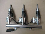 Ford Fuel Injection Moulding (new Take Off) Including Petrol Injectors HX7G-9F593.... Fixed Price $294.58.