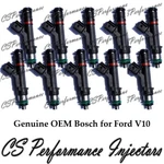 Oem Bosch Fuel Injectors Set (10) 0280158064 10-18 Ford Super Duty 6.8 V10. Fixed Price $449.99.