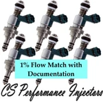 1% Flow Match Denso Fuel Injectors (6) 23250-31020 For 06-15 Lexus 2.5L 3.0L V6. Fixed Price $529.99.