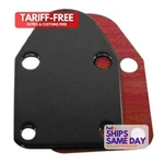 Racing Power R2057BK, One Black Steel S/b Chevy Fuel Pump Bloc Off Plate W/gas. Fixed Price $31.41.
