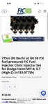 Fic 775CC For Dodge Hemi SRT-8 5.7 Hellcat Fuel Injector Clinic Set. Fixed Price $625.00.