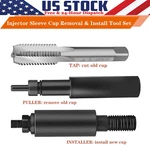 Fuel Injector Sleeve/cup Puller & Installer Tool Set Ford 6.0L 6.4L Engines. Fixed Price $88.59.