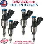 New Oem Acdelco X4 Fuel Injectors For 2012, 2013 Chevrolet Orlando 2.4L I4. Fixed Price $219.00.