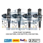 4PCS For 2006 Vw Jetta Tdi Diesel 1.9 Fuel Injector Oem Genuine 038130073AQ Us. Fixed Price $400.00.
