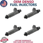 4X Oem Denso Fuel Injectors Fits 1999-2003 Mazda Protege 1.6L I4 #195500-3110. Fixed Price $98.01.
