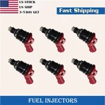 6PCS Fuel Injectors 16600-96E01 For I30 J30 Maxima 300ZX 3.0L V6 16600-53J00 Us. Fixed Price $43.82.