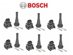 Porsche Vw Audi Bmw Set Of 6 Bosch Fuel Injector Terminal Connector Plug Kit. Fixed Price $98.00.