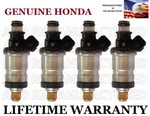 Genuine Honda Set Of 4 Fuel Injectors For 92-95 Civic Del Sol D16Z6 D15B. Fixed Price $95.00.