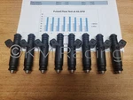 8X FI114961 60LB 650CC Siemens Deka Fuel Injectors: Flow Tested & Cleaned. Fixed Price $240.00.