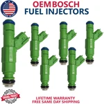 New X6 Oem Bosch Fuel Injectors For 2001-07 Chrysler & Dodge 3.3L V6 #0280156007. Fixed Price $199.00.