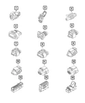 Genuine Mopar Connector Us Canada Mexico 68220875AA. Fixed Price $24.70.