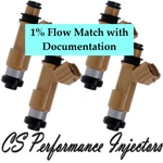 1% Flow Match Denso Fuel Injectors (4) 297500-0090 For 04-11 Subaru Saab 2.5L H4. Fixed Price $251.99.