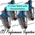 1% Flow Match Bosch Fuel Injectors (4) 0280155008 For 91-93 Saab 900 2.1L L4. Fixed Price $251.99.