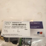 Mtu Value Care X00E50701191 Connecting Cable For Fuel Pump New Old Stock. Fixed Price $49.97.