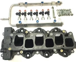 Ford 3.5 Na - Lower Fuel Injection Manifold + Injectors Oem Used Free Shipping. Fixed Price $248.69.