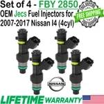 Oem Jecs X4 Fuel Injectors For 2007-2017 Nissan Cube Sentra Versa Tiida NV200 I4. Fixed Price $99.99.