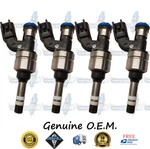 Reman Genuine Oem Gm Ac Delco 4X Gdi Fuel Injectors 12608362 Terrain Malibu 2.4L. Fixed Price $356.48.
