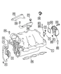 Genuine Mopar Connector 5143912AA. Fixed Price $13.00.