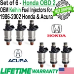 Oem Keihin X6 Fuel Injectors For 1986-2001 Honda & Acura I4 I5 V6 06164-P2A-000. Fixed Price $139.00.