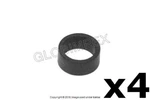 Bmw Mini (2008-2017) Fuel Injector Gasket Ring (set Of 4) Bosch Oem + Warranty. Fixed Price $23.40.